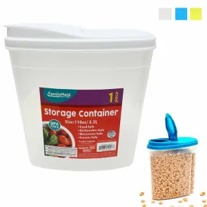 Cereal Storage Container Large 3.2L  Airtight Food Kitchen Pantry Organization