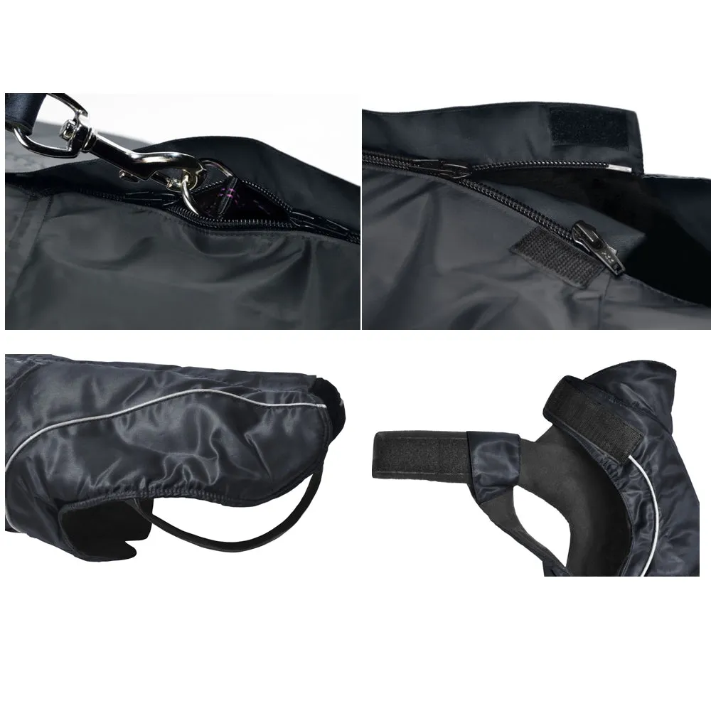 Dog Winter Jacket w/ Fleece Black, XS - 4XL - Perfect for the Outdoor Enthusiast