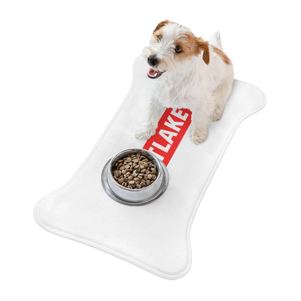 Eastlake Hipster Logo Bone Shaped Dog Feeding Mat