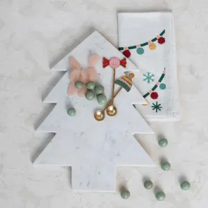 Marble Tree Shaped Serving Board