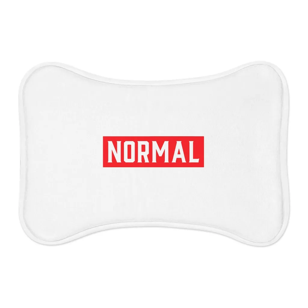"Normal" Normal Heights Bone Shaped Dog Feeding Mat