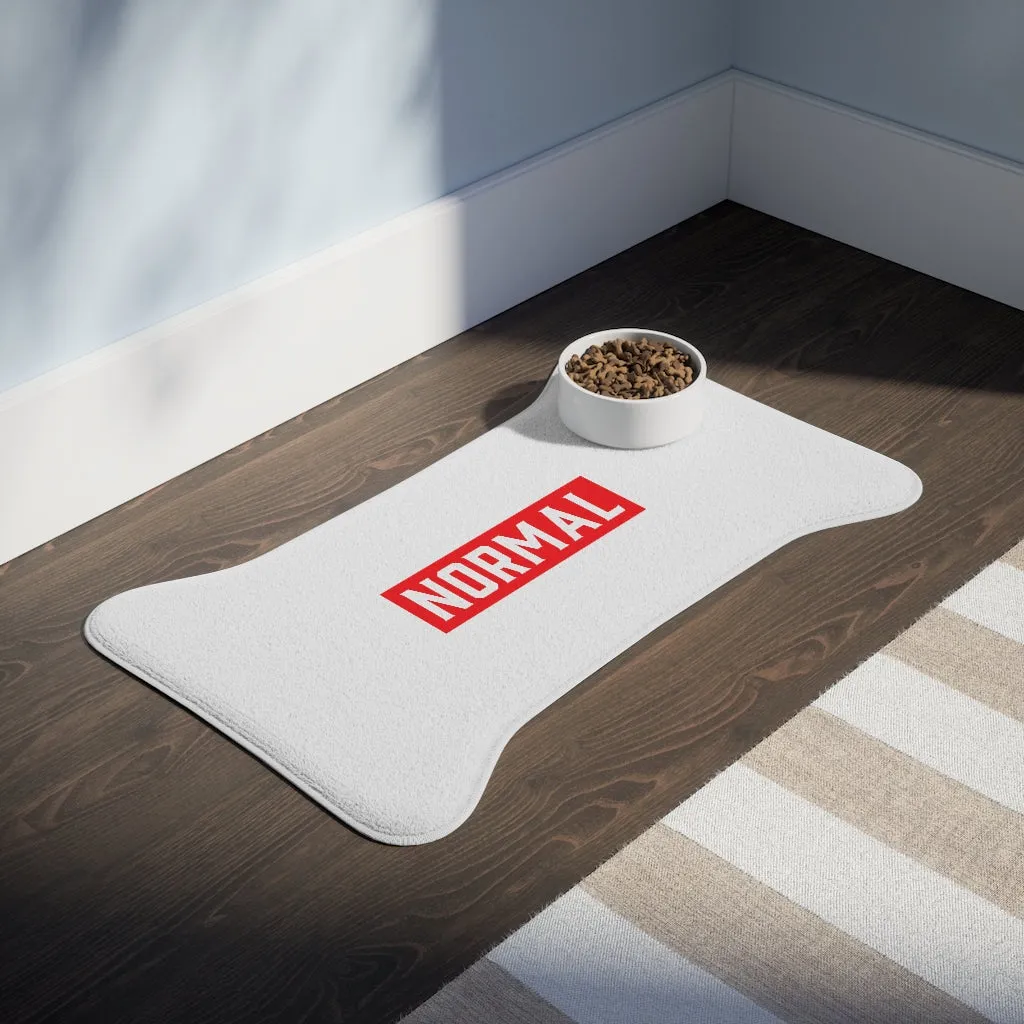 "Normal" Normal Heights Bone Shaped Dog Feeding Mat