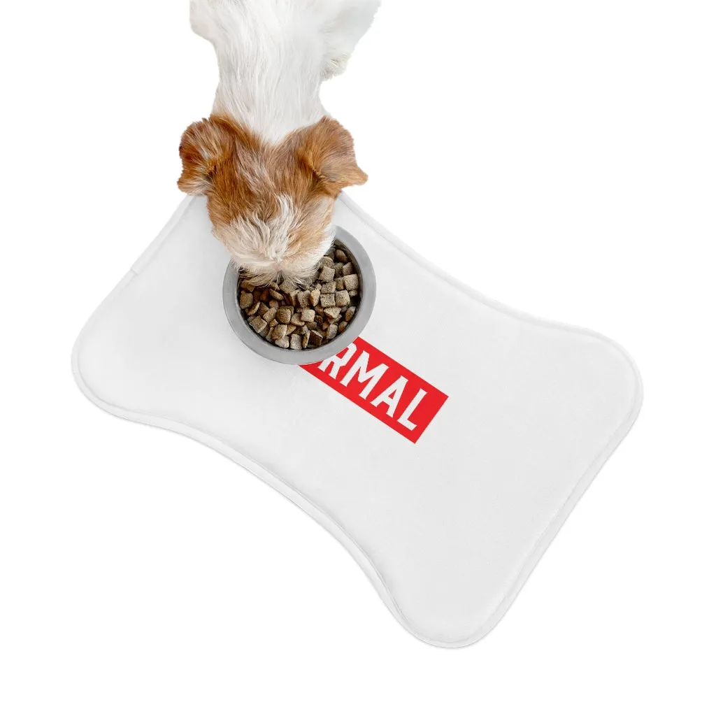 "Normal" Normal Heights Bone Shaped Dog Feeding Mat