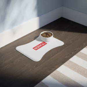 "Normal" Normal Heights Bone Shaped Dog Feeding Mat