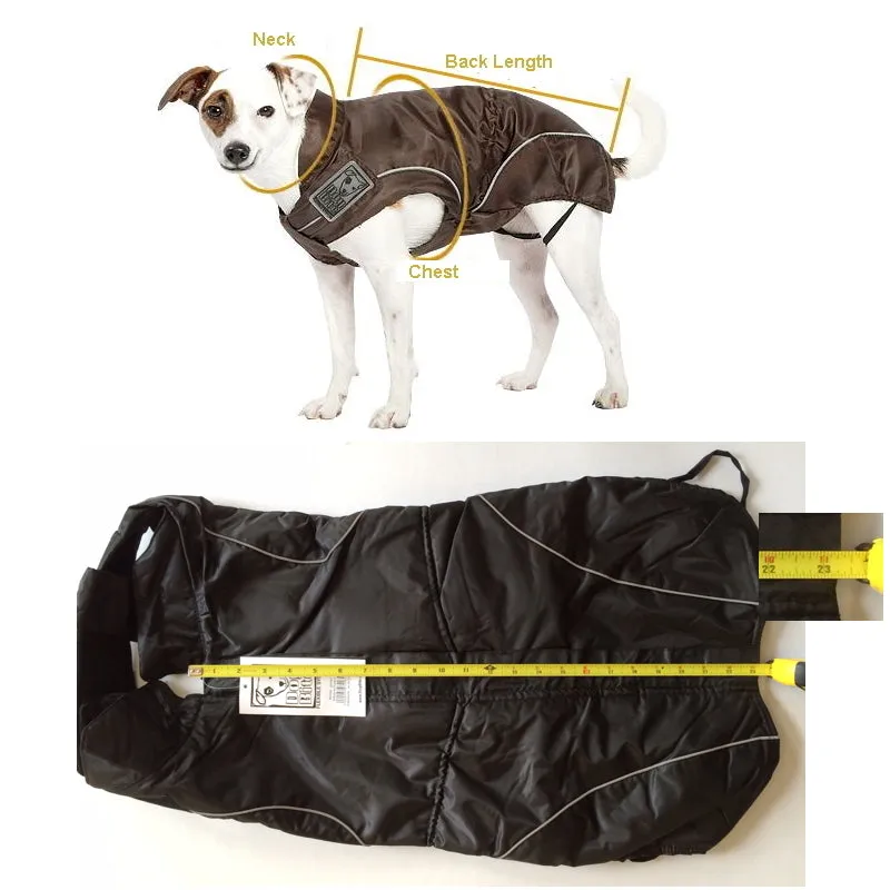 Rain Jackets / All-Year Coats for Dogs, Brown, L to 4XL