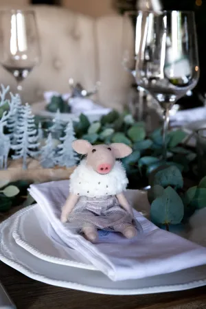 Woollen Pig in Dress